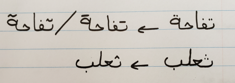 arabic text recognition